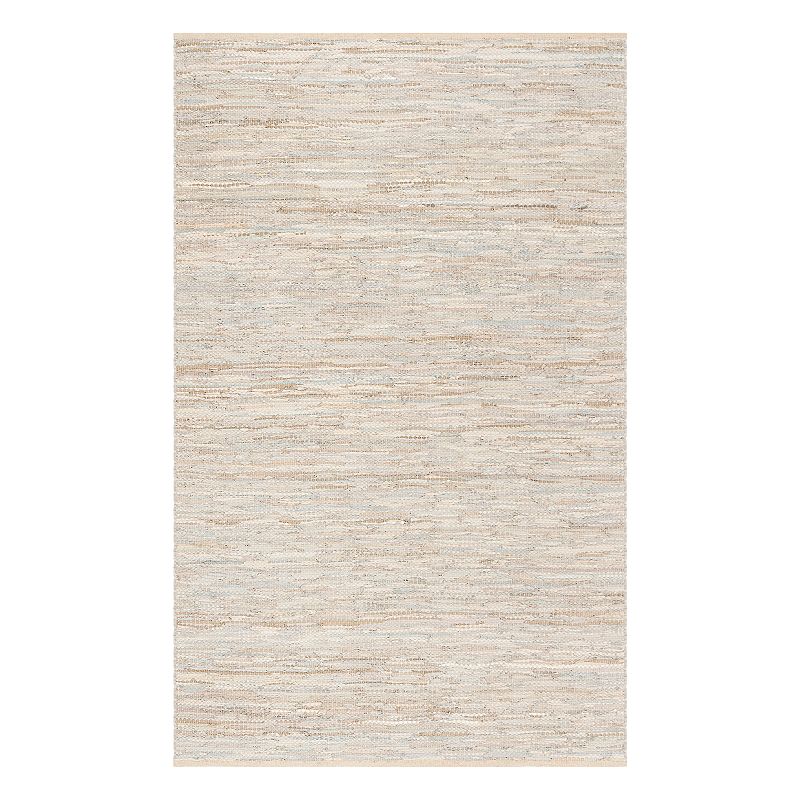 Safavieh Vintage Leather Bradley Woven Rug, Beig/Green, 6X9 Ft