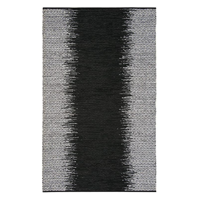 Safavieh Vintage Leather Caden Woven Rug, Black, 5X8 Ft