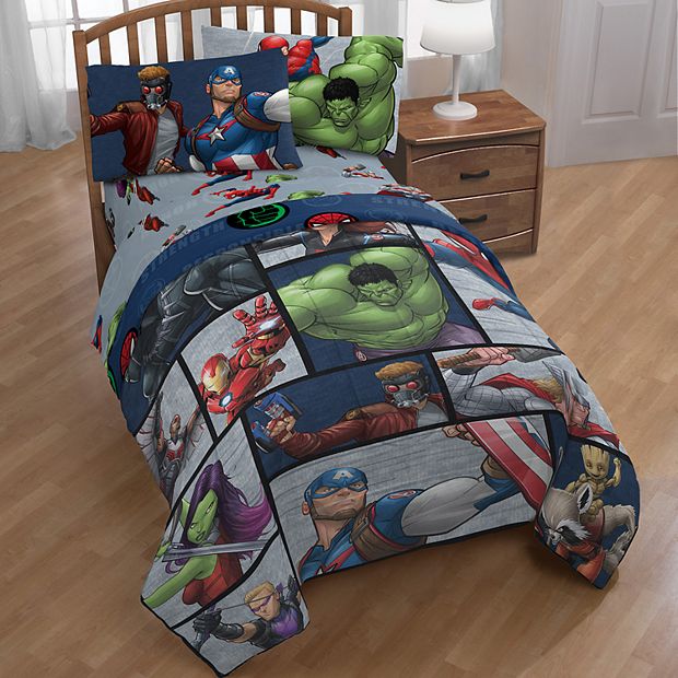 Marvel Avengers Infinity War Team Up Twin Full Comforter