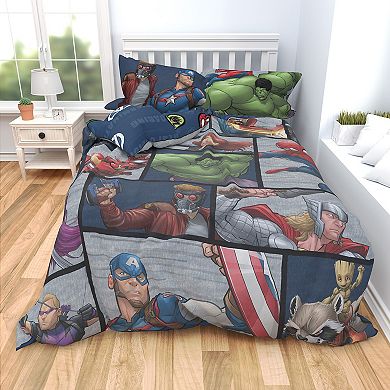 Marvel Avengers: Infinity War Team Up Twin Full Comforter