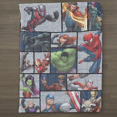 Marvel Avengers: Infinity War Team Up Twin Full Comforter