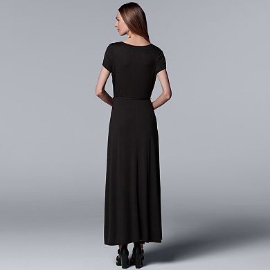 Women's Simply Vera Vera Wang Faux-Wrap Maxi Dress