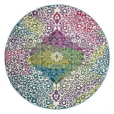 Safavieh Watercolor Colson Floral Medallion Rug