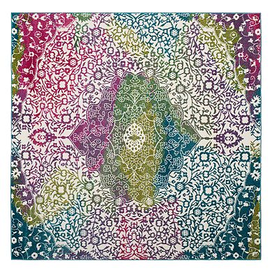 Safavieh Watercolor Colson Floral Medallion Rug