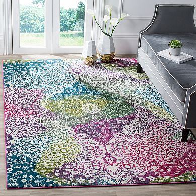 Safavieh Watercolor Colson Floral Medallion Rug