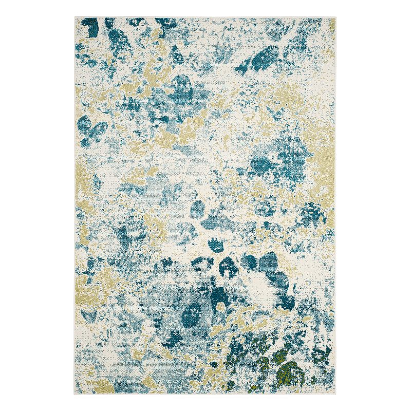 Safavieh Watercolor Garan Abstract Rug, Blue, 8X10 Ft