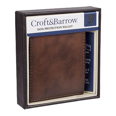 Men's Croft & Barrow® RFID-Blocking Passcase Wallet 