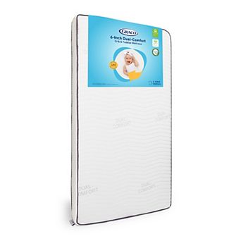 Graco 6" Dual Comfort Foam Crib & Toddler Mattress