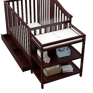 Graco Solano 4-in-1 Convertible Crib & Changer with Drawer