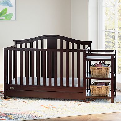 Graco Solano 4-in-1 Convertible Crib & Changer with Drawer