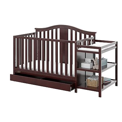 Graco Solano 4-in-1 Convertible Crib & Changer with Drawer