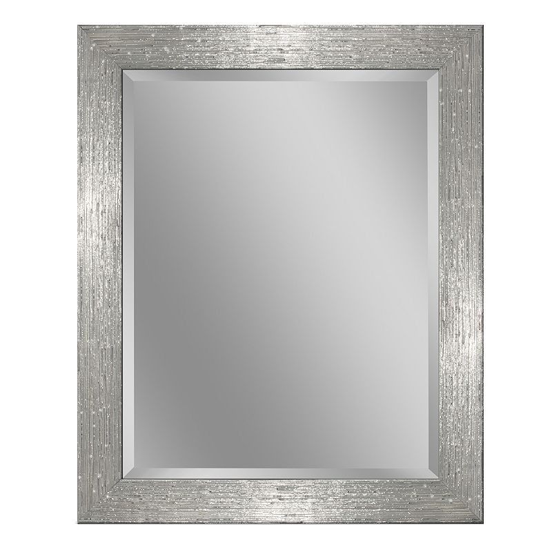 Head West Distressed Wall Mirror, White