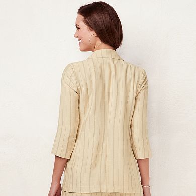 Women's LC Lauren Conrad Notch Long Blazer