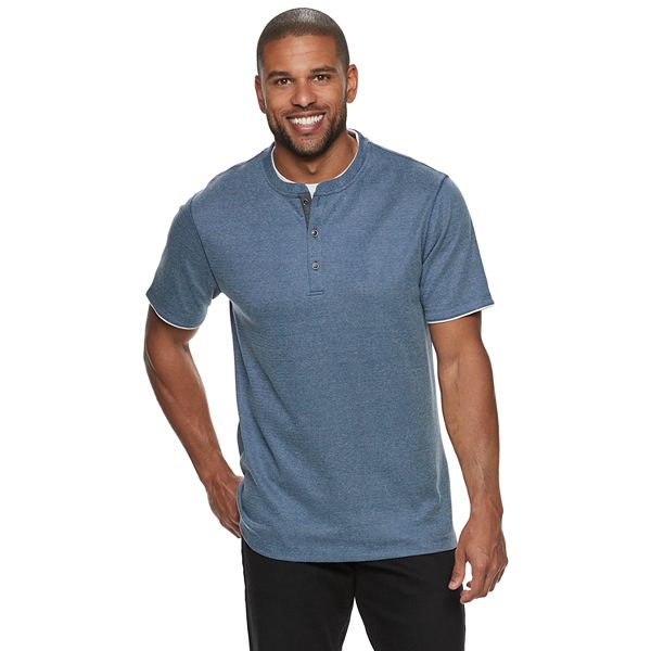 Men's Method Regular-Fit Mock-Layer Henley