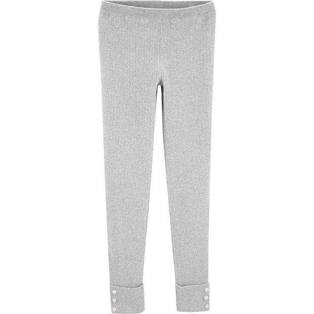 Girls ribbed outlet leggings