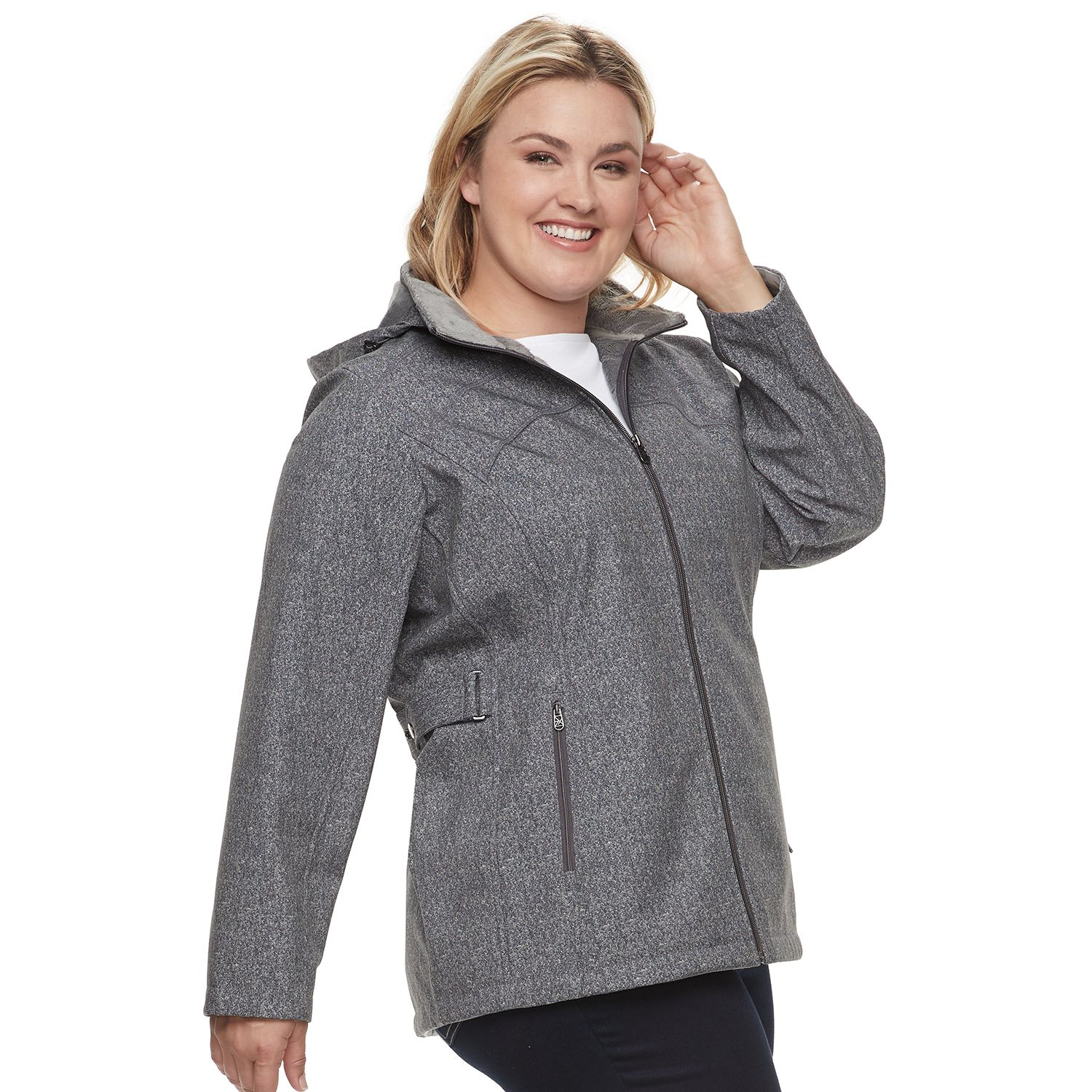 women's plus size softshell jacket