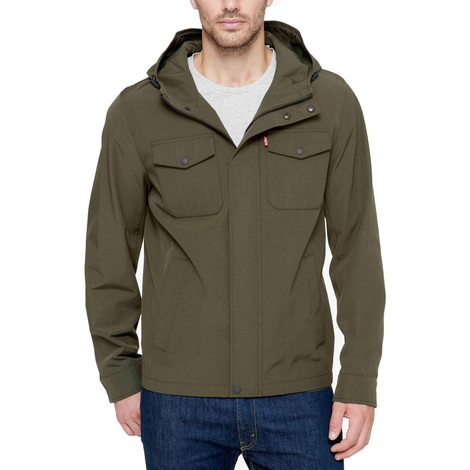 Arctic Cloth Hooded Rain Jacket