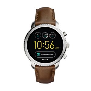 fossil gen 3 smartwatch q explorist leather