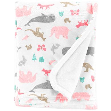 Baby Girl Carter's Animal Velboa Blanket