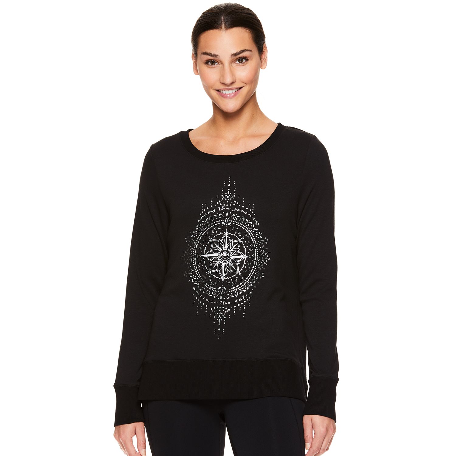 kohls womens yoga tops