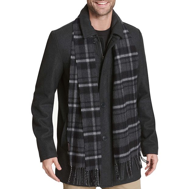 Dockers wool scarf store coat