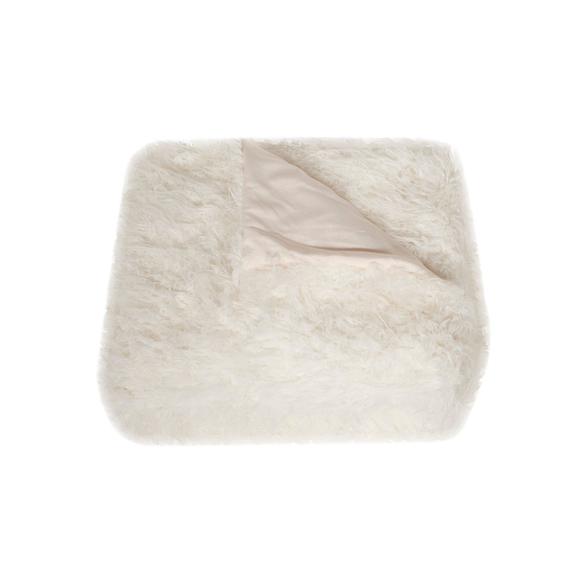 Safavieh Cuddle Faux Fur Throw, White