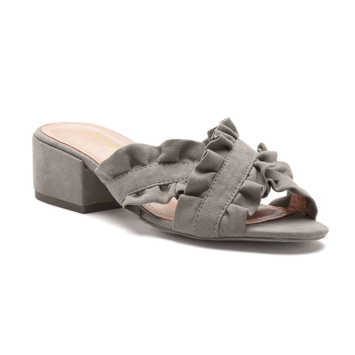 charles david leather slide sandals