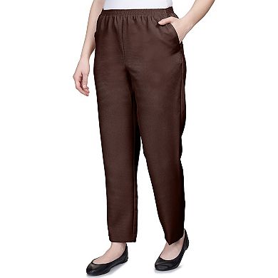 Women's Alfred Dunner Pull-On Straight-Leg Pants