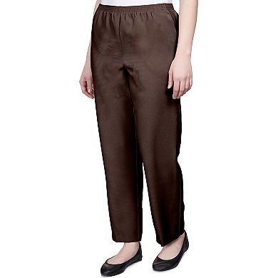 Women's Alfred Dunner Pull-On Straight-Leg Pants