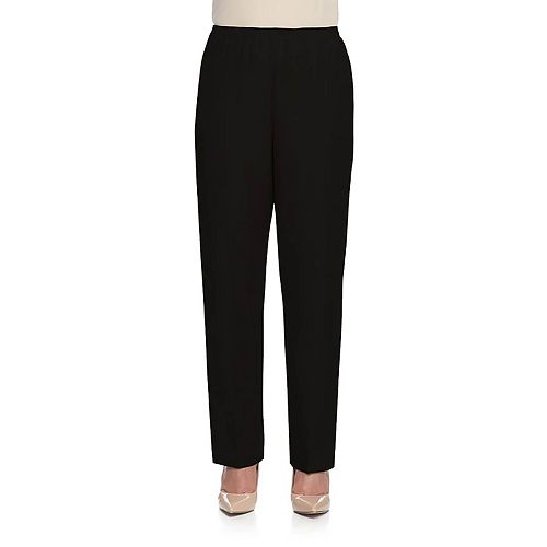Alfred Dunner Womens Classic Short Length Cord Pant