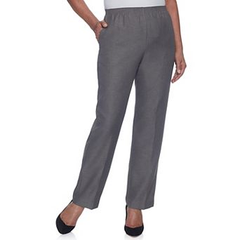Women's Alfred Dunner Pull-On Straight-Leg Pants