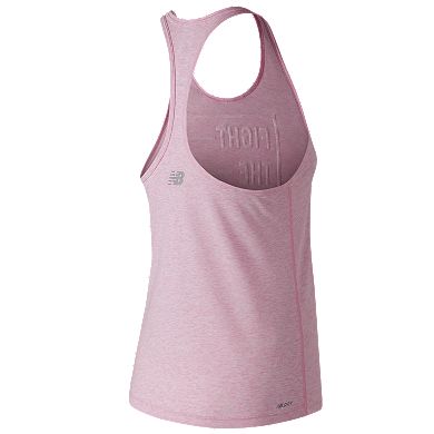 Women's New Balance Pink Ribbon Heather Tech Tank