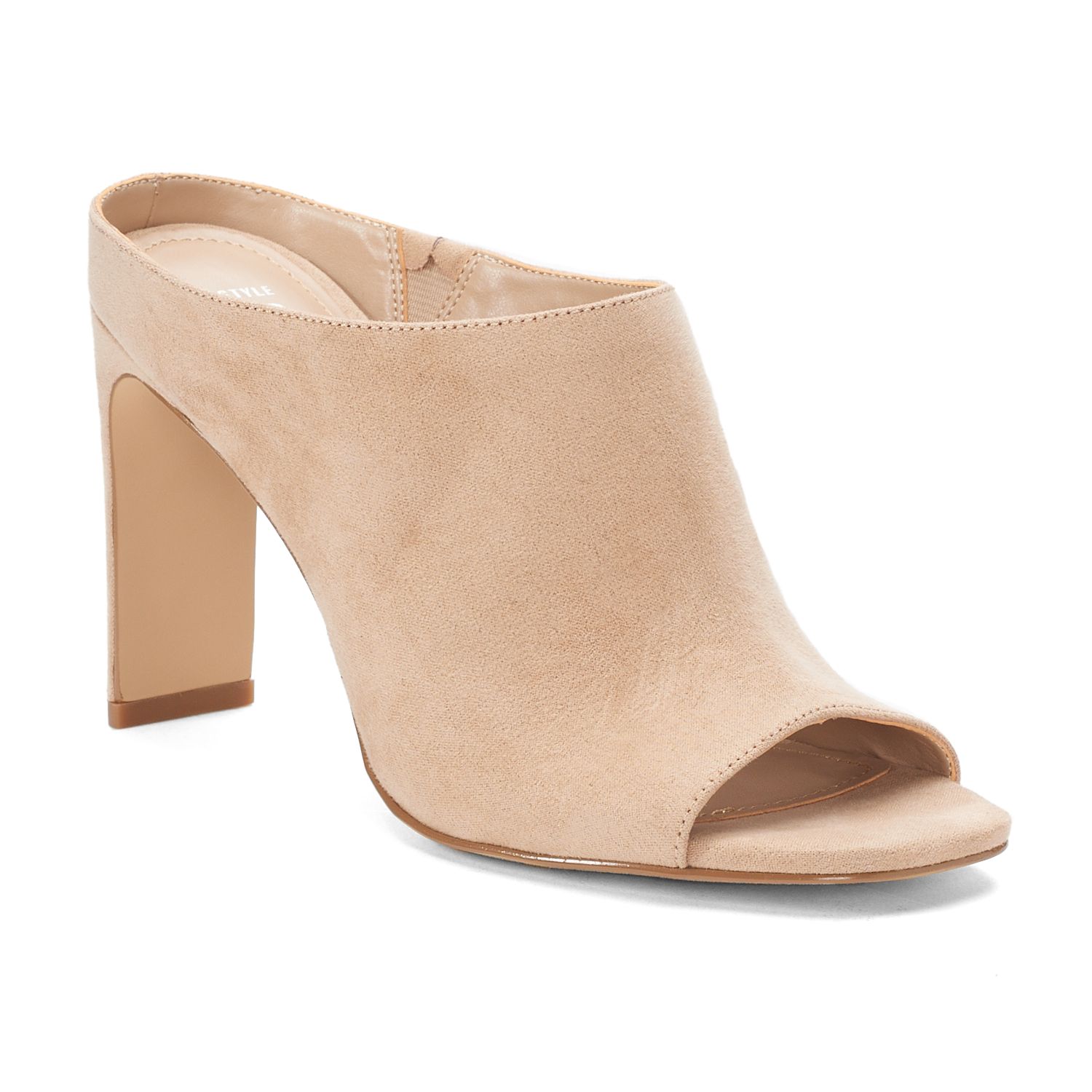 kohls peep toe booties