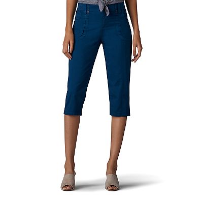 Women s Lee Lyric Twill Comfort Waist Skimmer Capris