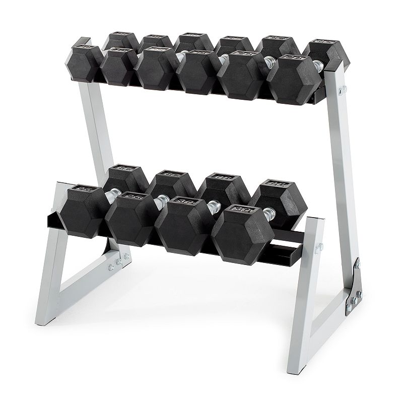 UPC 074345372238 product image for Weider 200-Pound Dumbbell Kit with Rack | upcitemdb.com