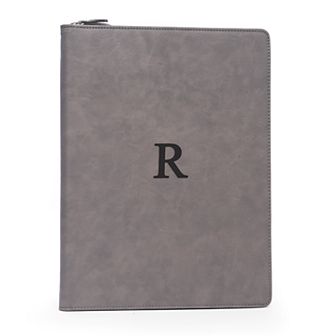 Bey-Berk Initial Monogrammed Pad Folio