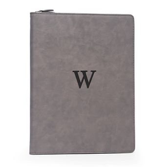 Bey-Berk Initial Monogrammed Pad Folio