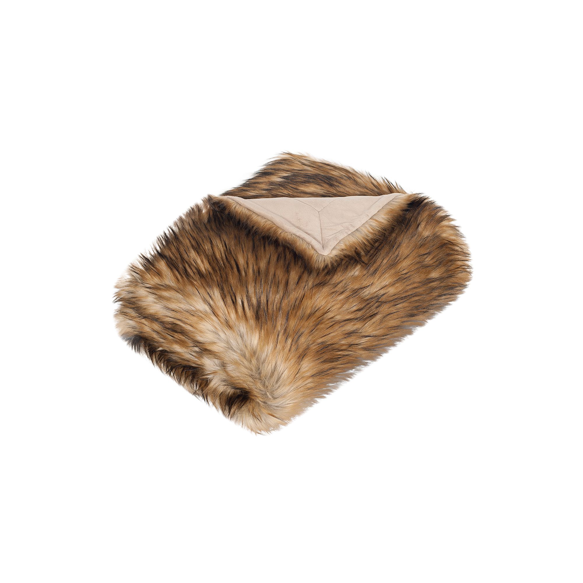 Safavieh Racoon Faux Fur Throw