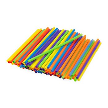 Assorted Color Flex Straws 150-Count