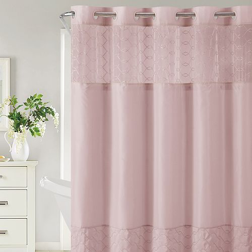 Hookless Downtown Soho Shower Curtain & Liner