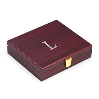 Bey-Berk Initial Monogram Poker Set