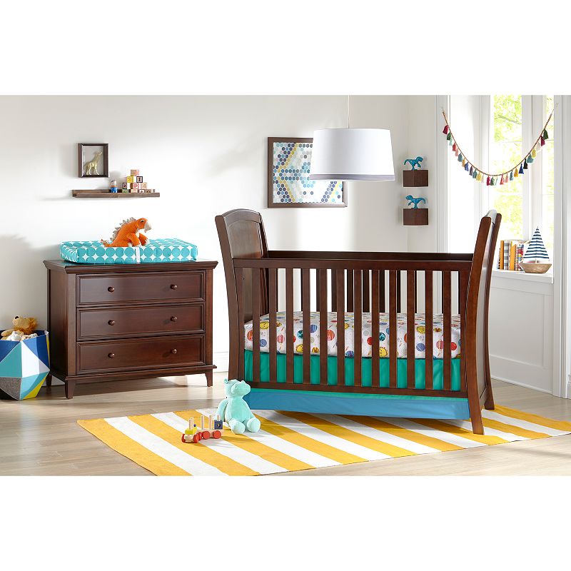 UPC 031878043158 product image for Kolcraft Elise 3-in-1 Crib, Brown | upcitemdb.com