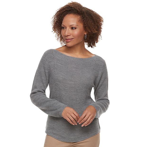 Petite Croft Barrow Transfer Stitch Sweater
