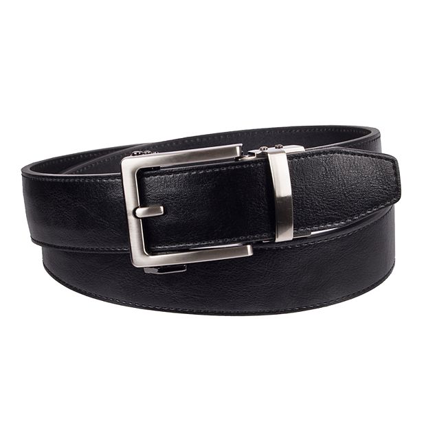 Dockers Men's Precision Fit Track Lock Plaque Buckle Belt - Medium