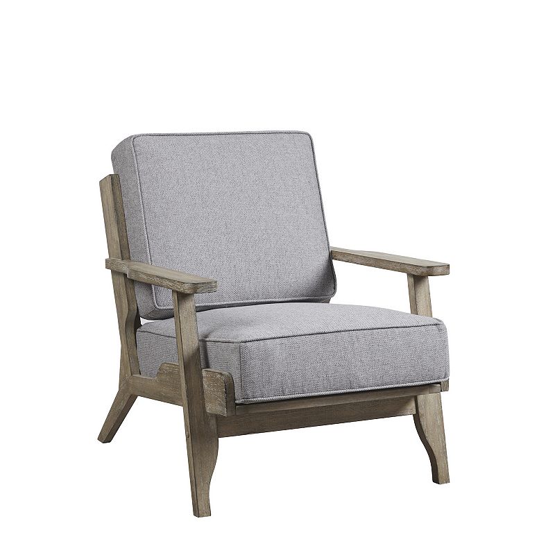 INK+IVY Malibu Lounge Arm Chair, Grey
