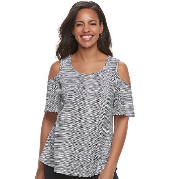 Women s ELLE Cold Shoulder Top