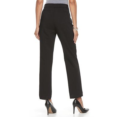 Women's Dana Buchman Midrise Slim Straight-Leg Pants