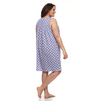 Plus Size Croft & Barrow® Printed Nightgown