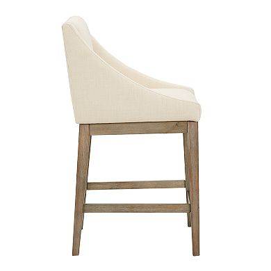Madison Park Reed Swoop Arm Counter Stool 
