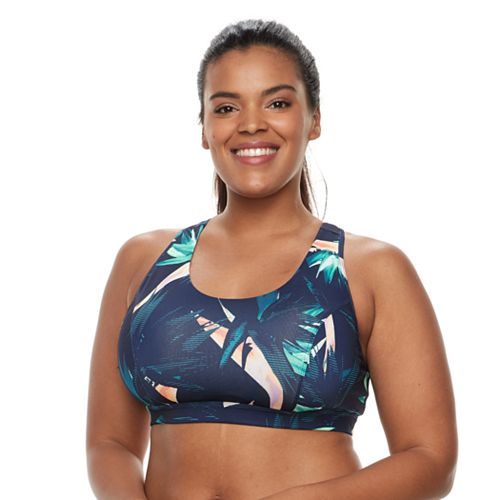 Plus Size Tek Gear® LowImpact Mesh Racerback Sports Bra